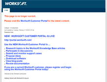 Tablet Screenshot of community.worksoft.com